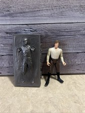 Kenner Star Wars 3.75 POTF 1996 Han Solo in Carbonite Action Figure No Weapon
