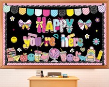 Back to School Bulletin Board Decorations Composition Notebook Classroom Deco...