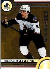 2023-24 Sp Authentic Spectrum Fx Future Watch Gold /50 Rookie Michael Kesselring