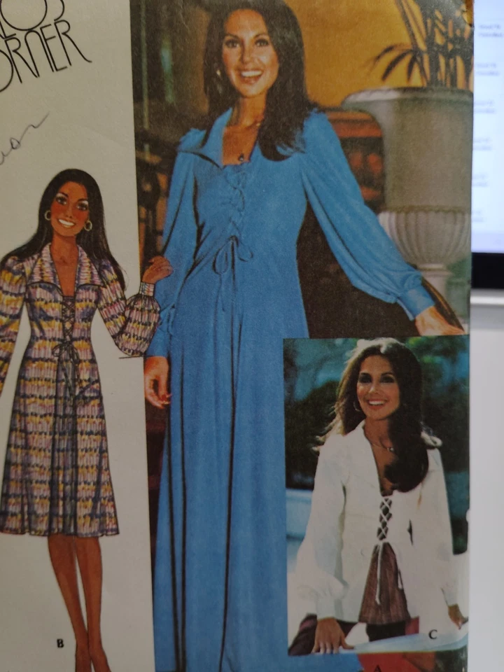 McCall's 5257 Dress Top Tunic Ladies 10 Sewing Pattern UC Marios Corner Cinch - Image 2 of 4