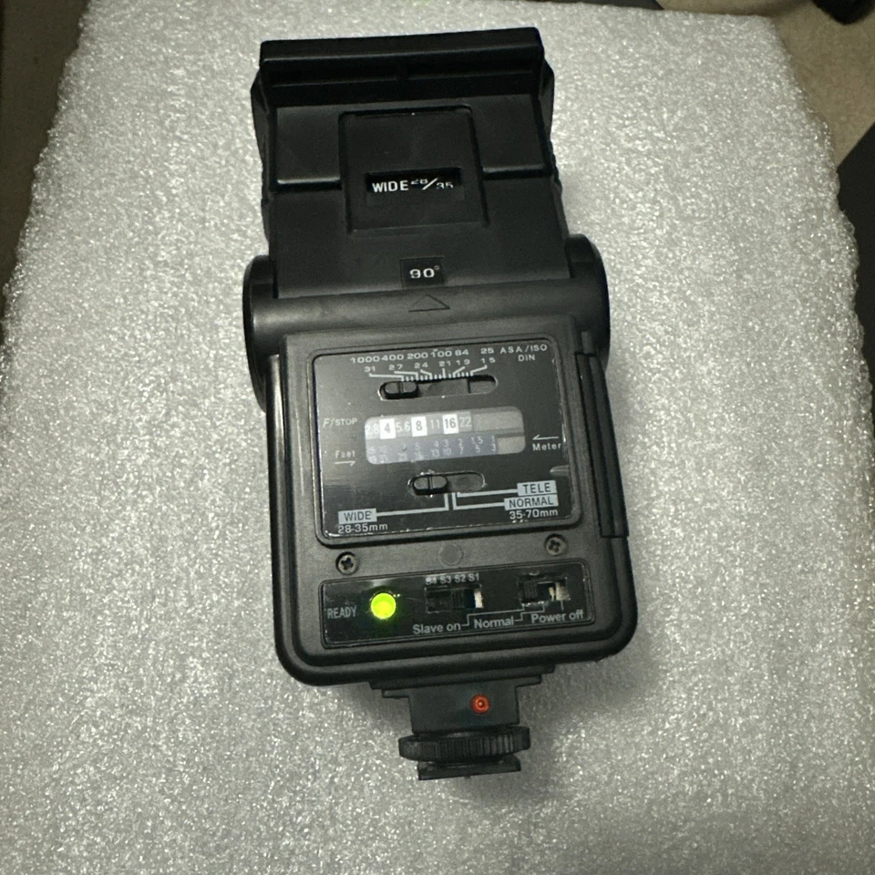 Vivitar SF-4000 Flash Universal Mount For SLR & DSLR Cameras Tested Works Great! - Image 3 of 4