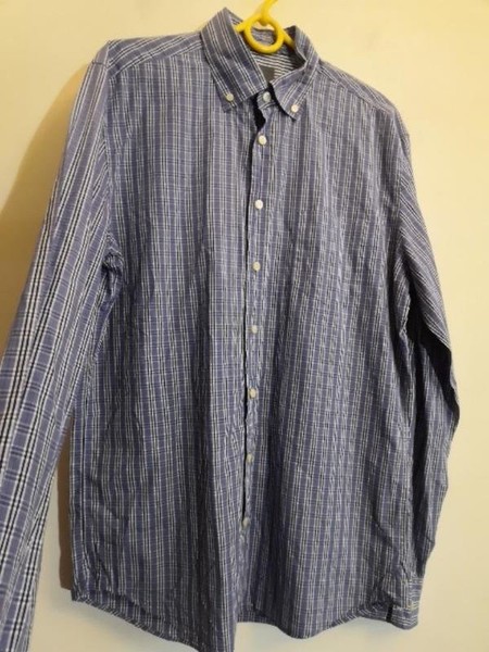 Men Rene Lezard Shirt White Cotton M