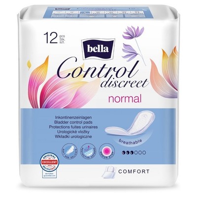 bella Control Discreet Inkontinenz - Einlagen Normal 12 Stück, 4 - 32er Pack
