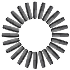 24 Pieces Pocket Hair Combs, 5 Inch Unbreakable Black Comb Great for Used on Al