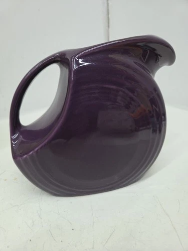 Fiesta Pitcher 67-ounce large disk pitcher Mulberry  glaze 7 1/2