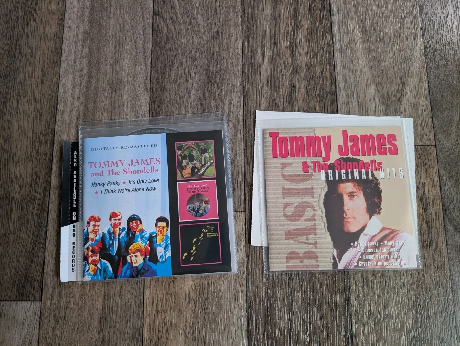 TOMMY JAMES & THE SHONDELLS -2 CD Bundle-Original Hits/Hanky Panky/Its Only Love
