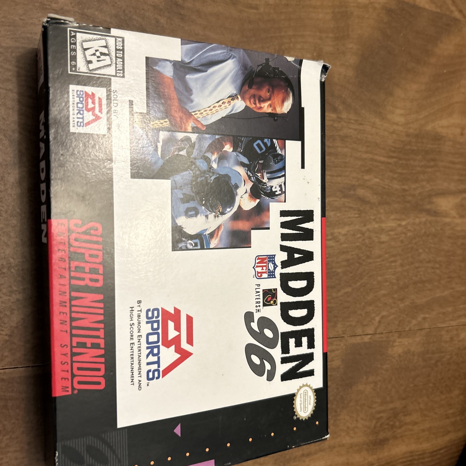 Madden NFL 96 SNES Super Nintendo Football Complete w/ Manual CIB