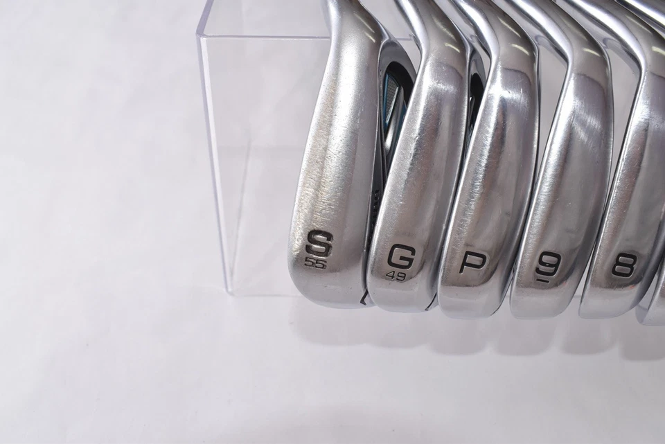 8pcs Mizuno JPX 800 Iron set 5-6-7-8-9-PW-GW-SW Flex SR MI-100 RH Irons - Image 3 of 4