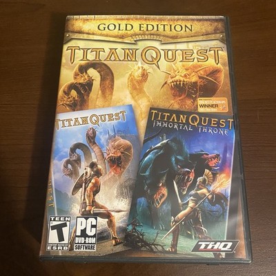 RARE! Titan Quest, Gold Edition, Video Game, Pc Dvd Rom Software Complete ￼