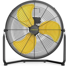 20 Inch High Velocity Floor Fan, 3-Speed Industrial Shop Fan, High Velocity Heav