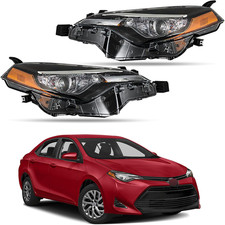 Headlights Assembly Replacement for Corolla L/LE/LE ECO 2017-2019 Headlamps Fron