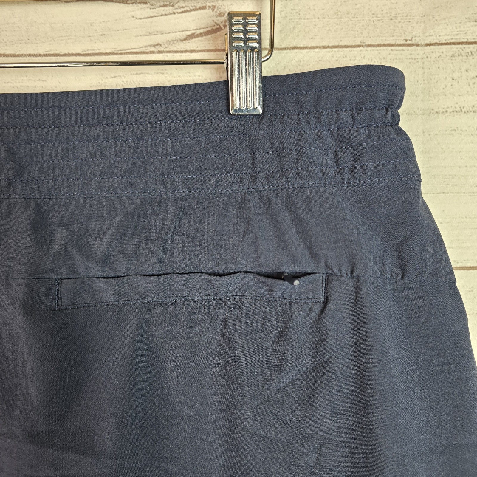 Athleta Polyester Blend Drawstring Flat Front Blu… - image 5
