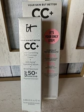 It Cosmetics Your Skin but Better CC+ Cream LIGHT MEDIUM SPF50+ 3/25 New In Box