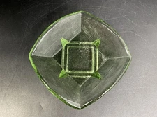 FIRE AND LIGHT Cache Trinket Dish , Celery Green , Made from Recycled Glass