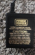 power wheels 6 volt battery charger