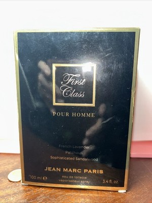 JEAN MARC PARIS First Class Pour Homme EDT Spray 3.4oz NIB 