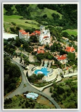 Postcard CA Hearst Castle Aerial View