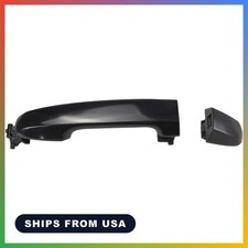 Exterior Door Handle Replacement Outside ABS Black Front Right Passenger Side 20