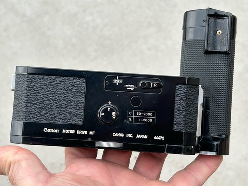 VTG Canon (Japan) MF Motor Drive for F-1 CAMERA (Battery Compartment Clean)