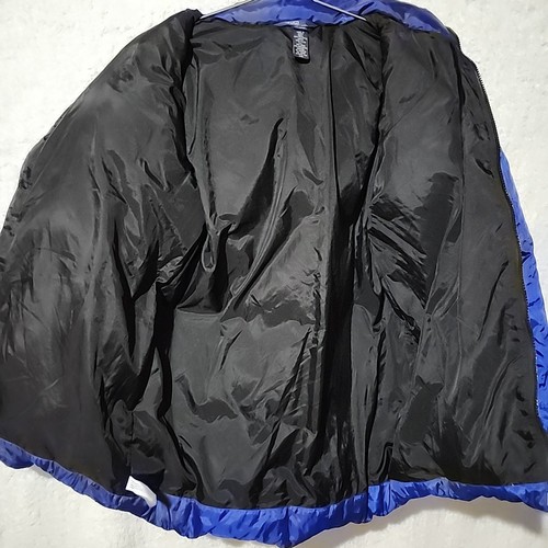 Polo by Ralph Lauren Jugend XL 20 Daunen blau durchgehender Reißverschluss versteckte gefütterte Jacke Mantel - Bild 8 von 8