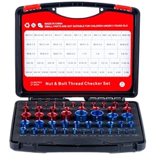Thread Checker, Nut and Bolt Thread Checker, Sturdy Heavy Standard and Metric...