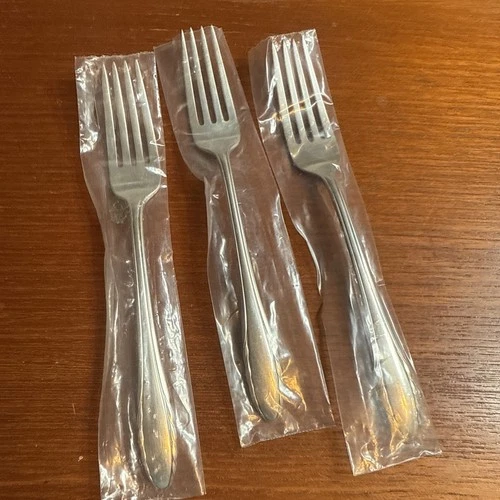 (3) Gorham Silver Sterling Silver Forks Lyric 1940 7-3/8" ~ 45.7g Each ~ NEW