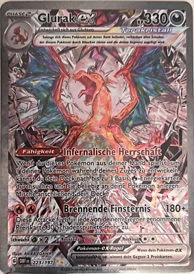 Pokemon Glurak ex 223 Tera Kristall