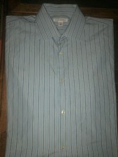 Mens Banana Republic Long Sleeve Button Front Shirt 16 16 1/2 LG - EUC