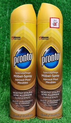 (25 /l) 2x PRONTO Holz Flächen classic Möbelspray 250ml Möbel Spezialreiniger