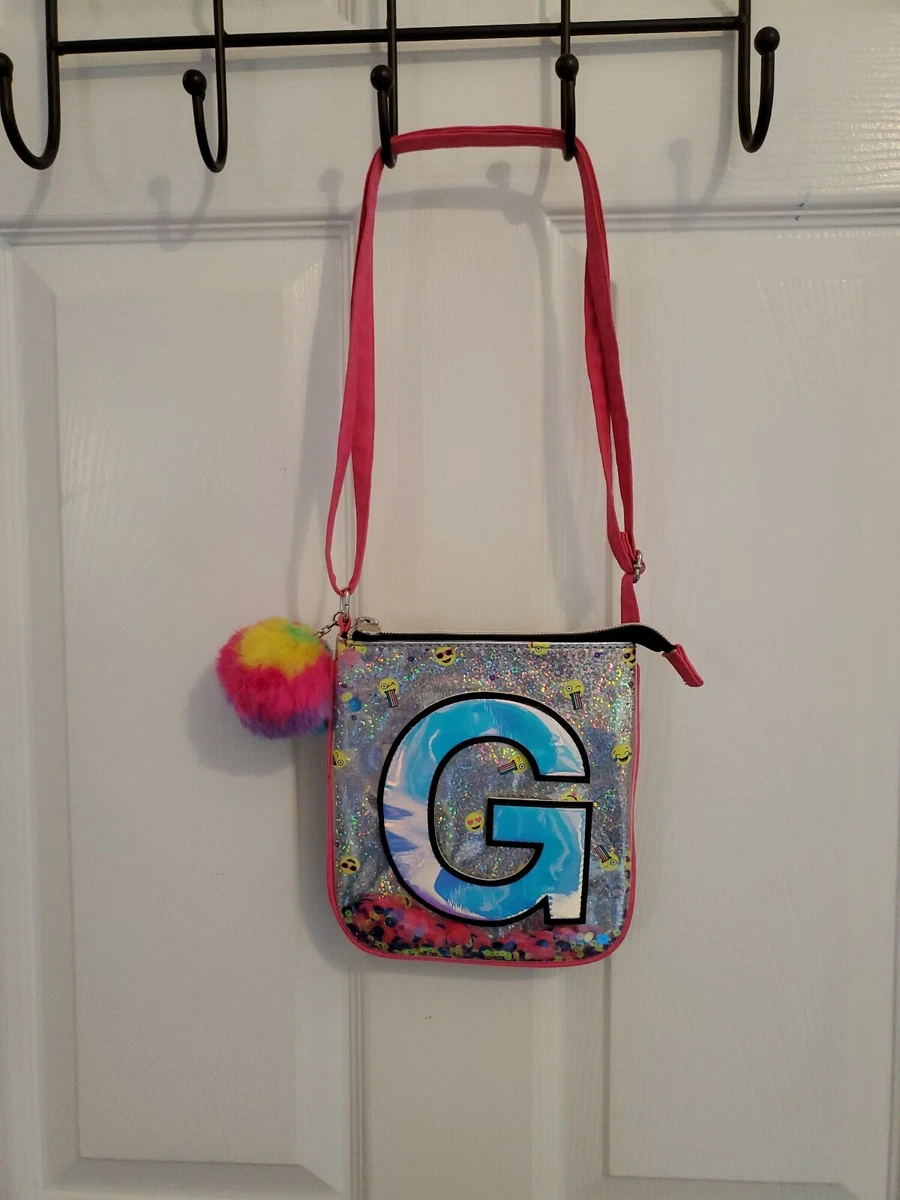 Sequin Clear Crossbody Purse