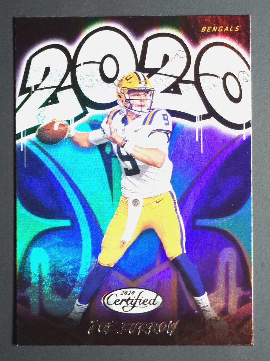 2020 PANINI CERTIFIED GRAFFITI HOLO #2020-JB JOE BURROW RC BENGALS