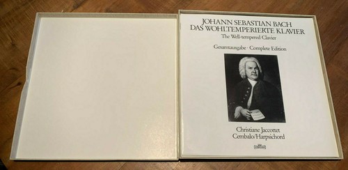 Bach Complete Well-Tempered Clavier JACCOTTET Harpsichord INTERCORD 5LP BOX MINT - Picture 3 of 4