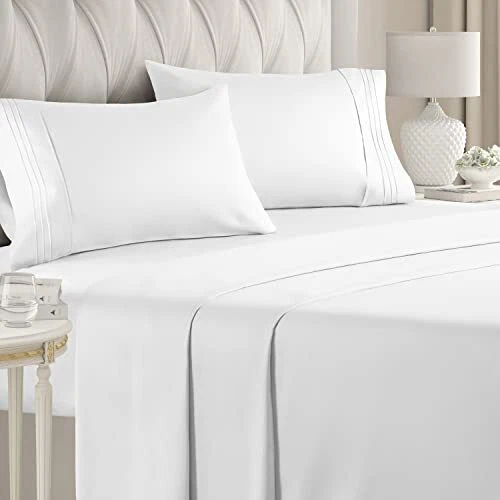 Cheap white sheets online
