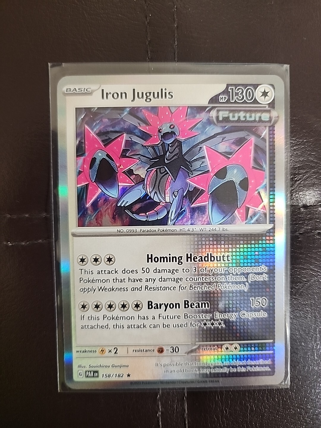 Pokémon TCG Iron Jugulis Paradox Rift 158/182 Holo Rare eBay