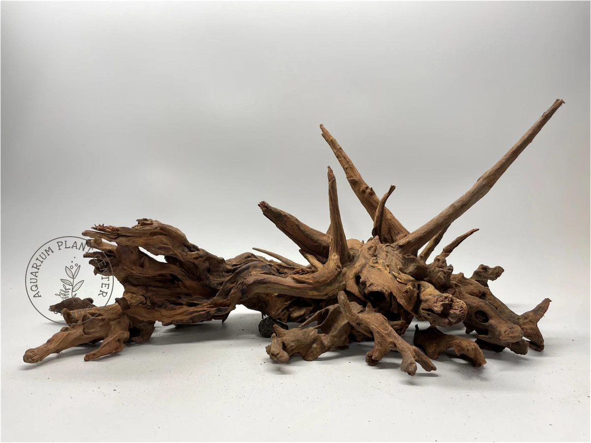 Natural Driftwood Tree Trunk Aquarium Ornament for Micro Landscape Fish Tanks from Artificial Plants - price 14.85