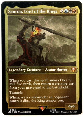 MTG Sauron, Lord of the Rings Tales of Middle-earth 0084 DISPLAY