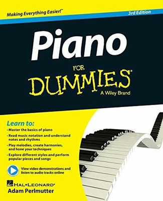 Piano For Dummies: Book + Online Video & Audio In by Perlmutter, Adam 1118900057