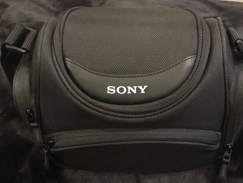 Genuine Sony Black Compact Camera Case Carrying Bag Alpha  OEM - Image 3 of 4