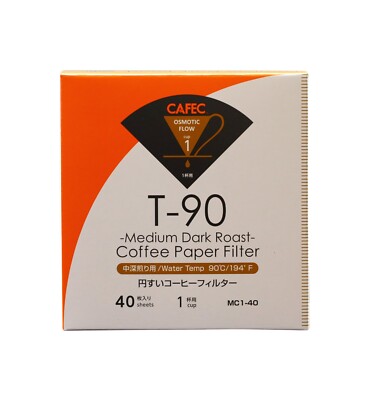 Cafec Medium Dark Roast Kaffeefilterpapier 1 Tasse 40 Stück (MC1-40) - Konvolut 3