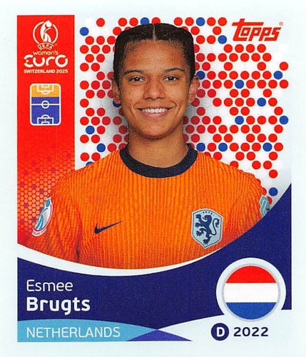 Pegatinas mujer Euro 2025 UEFA Topps 157 a 308 elige - Imagen 144 de 152