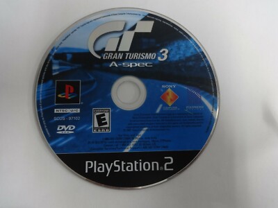 Gran Turismo 3 A-Spec Sony Playstation 2 PS2 Game Disc Only Free Ship