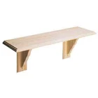 Natural Wood Wooden Shelving Unit Set Available In 3 Different Sizes Brand New