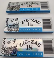ZIG-ZAG  1.1/4 ULTRA THIN  [BLUE]  [ SETS OF  3 ]