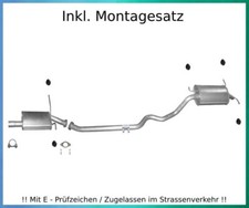 Auspuffanlage für Hyundai Santa Fe I 2.0 2.4 CRDI 4x4 Auspuff Montagesatz