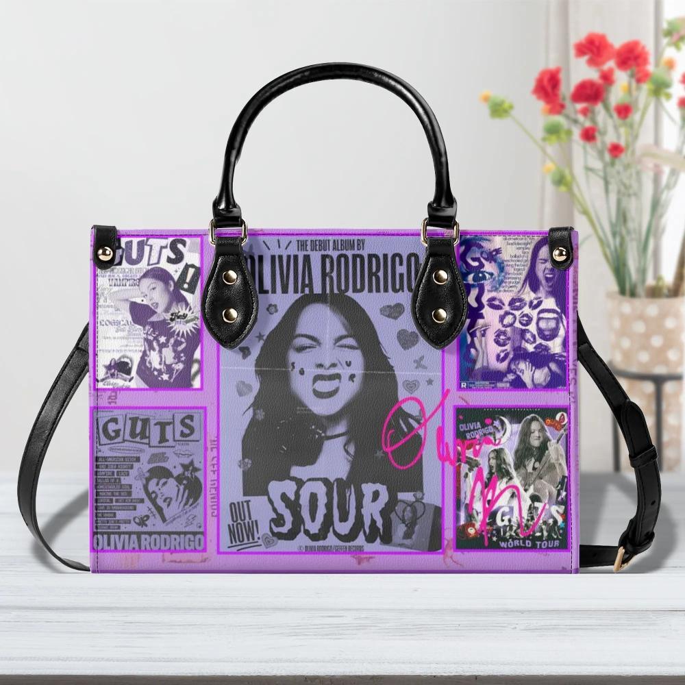 Olivia Rodrigo New Version-Luxury Women PU Leather Handbag For Fan