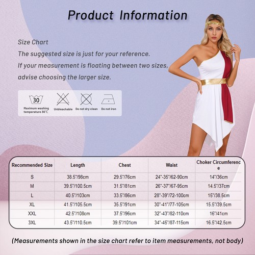 Costume donna abiti greci vestito carnevale tema festa fascia a mano spettacolo abiti - Foto 26 di 40