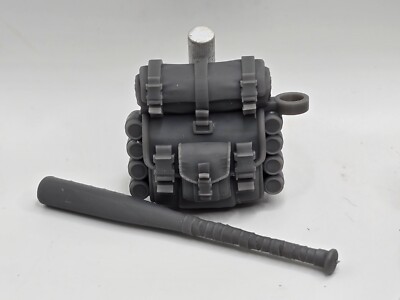 3d Printed HARDBALL BACKPACK/BAT 1:12 6'' Joe Classified/Marvel Legends