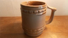 Vintage Brown Frankoma  Co Mug