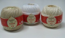 FRECCIA COTONE UNCINETTO ANCHOR GOMITOLO 100 GRAMMI BIANCO ECRÙ387 8 12 16 25 