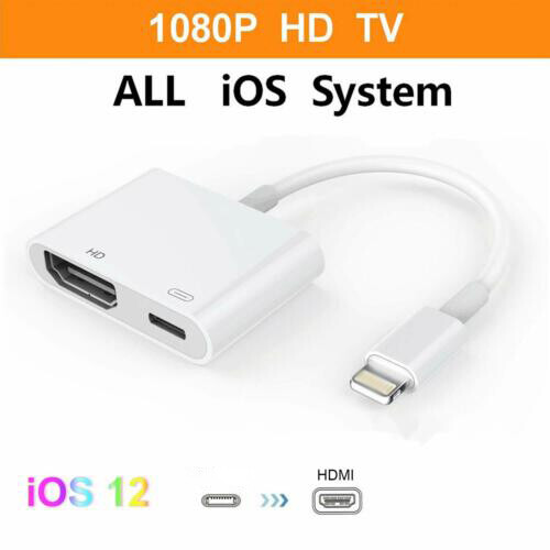 HDMI Cable 1080P Digital AV TV Adapter for iPhone 14 13 12 11 X 8 7 6 Plus iPad-image